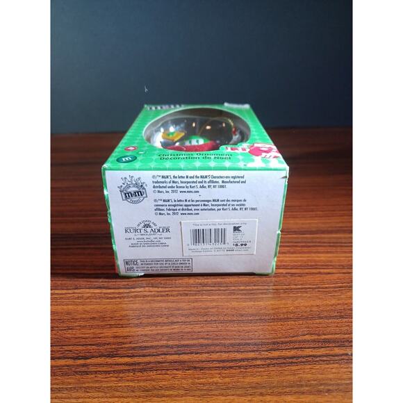 Kurt's Adler M&M Green 2012 Christmas Ornament - Picture 3 of 8